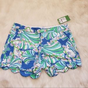 Lilly Pulitzer Womens Buttercup Shorts Bay Blue
